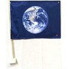 "Flags & Signs" 12x18 Earth Globe Double Sided Car Window