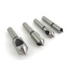 Taytools 467252 4 Piece 82 Degree Single Zero Flute Countersink