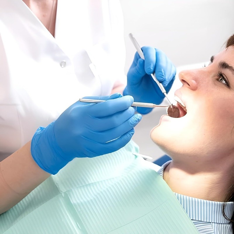 Sterimax Tensor Blend Nitrile Gloves Blue Box of 100 (Medium)