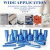Diamond Hole Saw Tile Drill Bits Kit - 16PCs Crack-Free