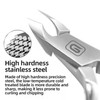 Cuticle Trimmer 3/4 Jaw Extremely Sharp Cuticle Nippers Scissors Stainless