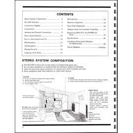 Pioneer SX-1250 Stereo Receiver Owners Manual
