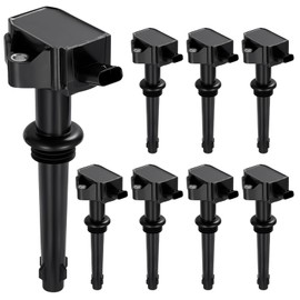 SYKRSS 8-Pack UF618 Ignition Coils Compatible with Jaguar XF XJ XK XFR XKR XKR-S Land Rover Range Rover 2010-2012 LR4 Range Rover Sport 2010-2013, V8 5.0L - Replaces LR010687 UF637 GN10591 5C1844