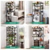 Kalrin 8-Tier Over The Toilet Storage with Side Rack, Over