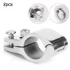 Akozon Rail Mount Hinge, 2Pcs Top Jaw Slide Marine 316
