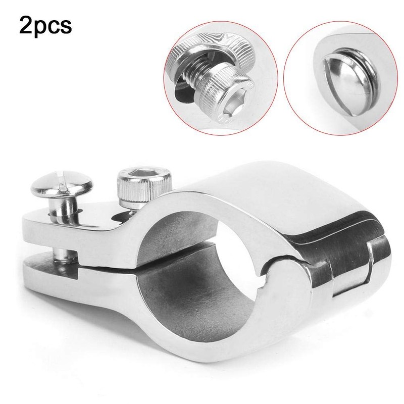 Akozon Rail Mount Hinge, 2Pcs Top Jaw Slide Marine 316