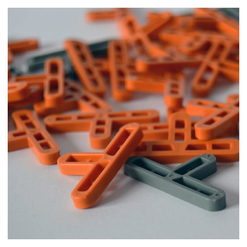 200 pcs 3mm T Shape Tile and Brick Spacer. Plastic
