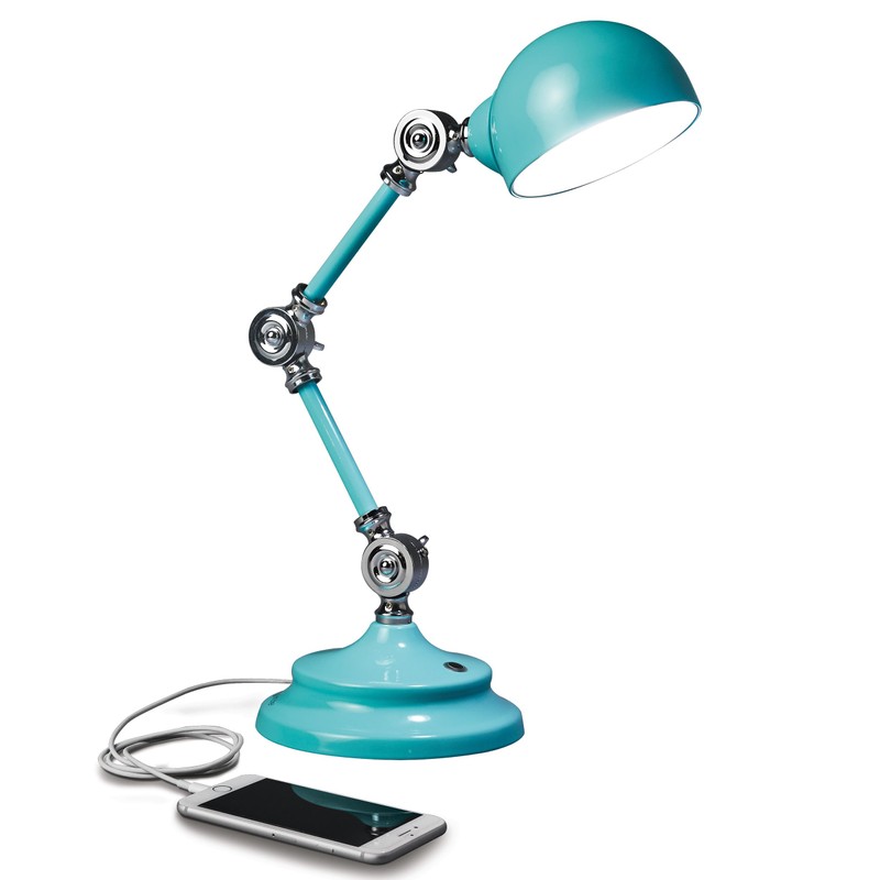 OttLite Revive LED Desk Lamp with ClearSun LED Technology, Turquoise