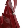 Women Underarm Bag Fashionable Glossy Surfaces PU Leather Shoulder Messenger