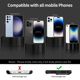 Elrvaga Universal Cell Phone Lanyard Wrist Strap,Phone Bracelet Strap,Phone Charms Strap (Light Gray)