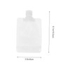 FRCOLOR 12pcs Portable Makeup Bags Stand-up Nozzle Lotion Storage Pouches