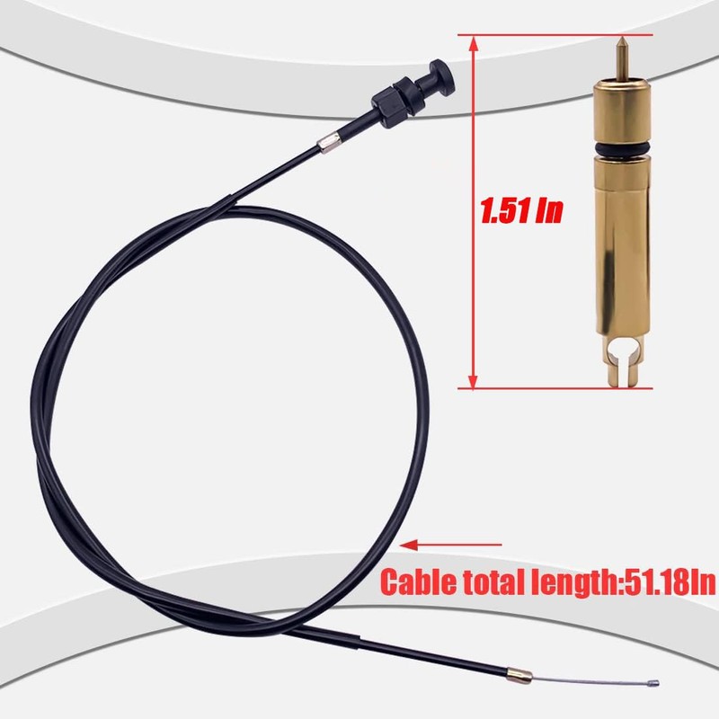 Choke Cable and Starter Valve Plunger Kit Compatible With Honda