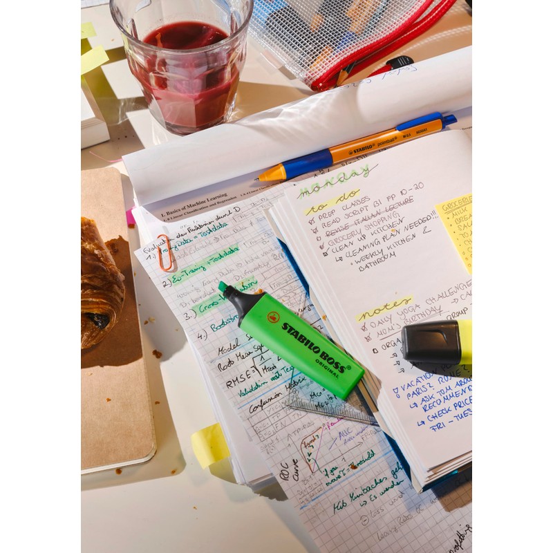 STABILO BOSS ORIGINAL - Highlighter - Deskset of 15 -
