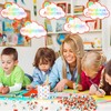 JUNEBRUSHS 150Pcs Rainbow Mini Erasers, St. Patrick's Mini Erasers Cute