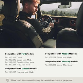 YHTAUTO HVAC Air Door Actuator Blend Door Levers - Fit Ford & Lincoln & Mazda & Mercury Models - F-150, C-Max, Escape, Expedition, Navigator, Tribute, Mariner - Main Mode 5 Pins Air Flap Actuator