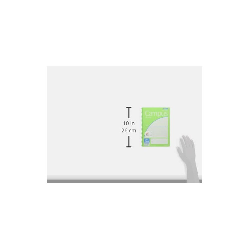 Kokuyo S211S10-5LGX2SET Campus Soft Ring Notebook, For Different Uses B5,