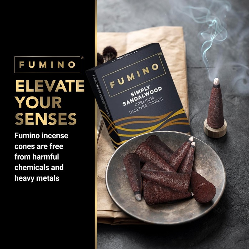 Fumino® Coconut Fresh Incense Cones 20 per Box Masala Agarbatti