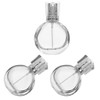 SCOLAND 3Pcs 25ml Refillable Crystal Glass Atomizer Empty Fine Mist