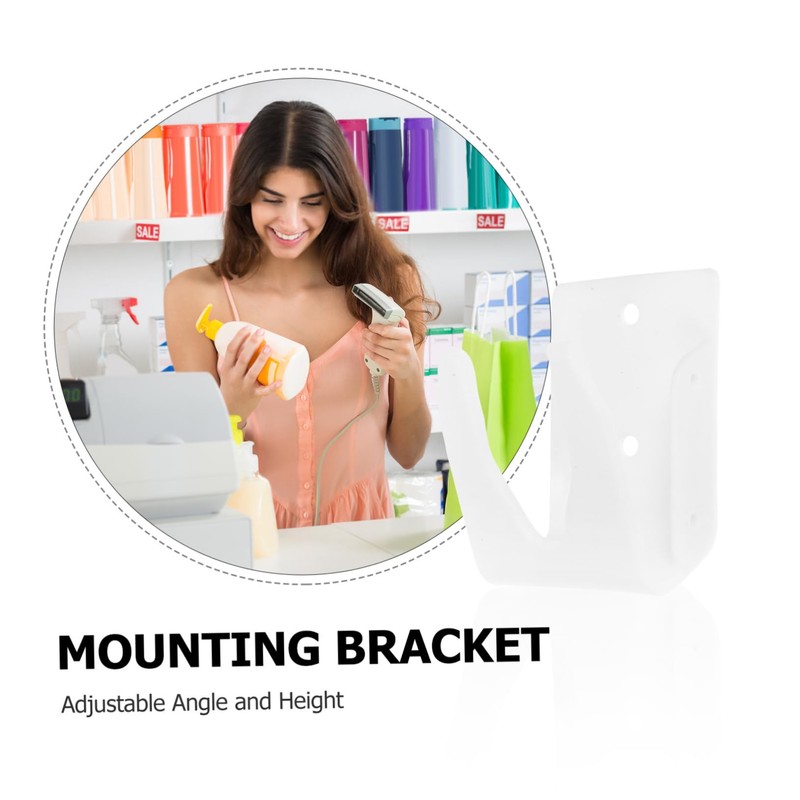 JECOMPRIS Universal Scanner Holder, Barcode Scanner Holder, Barcode Reader Mount,