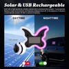 Car Light LED Ambient Solar Lights Butterfly Lamp -Powered Heart-Shaped
