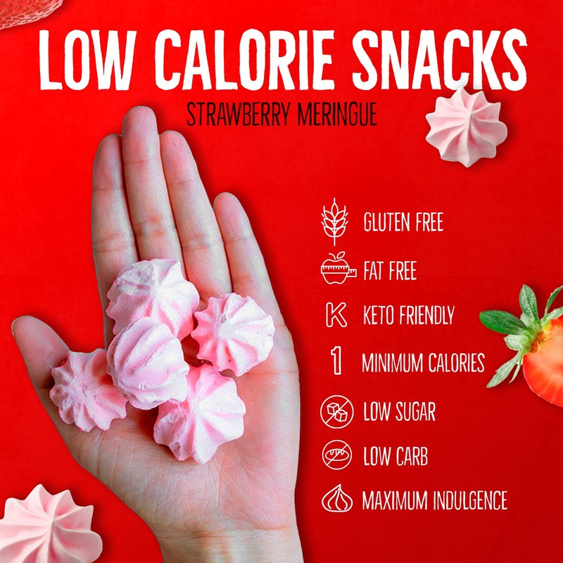 Don't Worry Low Calorie Meringue Cookies - 6 Pack -