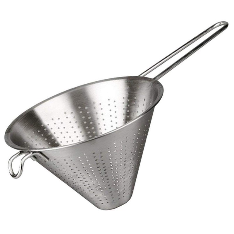 MGE - Chinese Colander - Perforated Stainless Steel Colander/Strainer -
