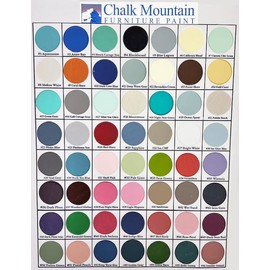 Chalk Style All-in-One Paint: Eco-friendly, matte finish for furniture, home decor, cabinets, and crafts. Low voc and odor. 8oz #37 Woodland Harbor