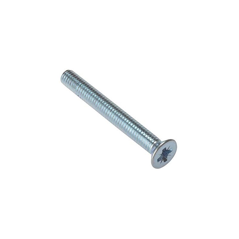 ForgeFix Machine Screws Countersunk | M6 x 40mm | Zinc