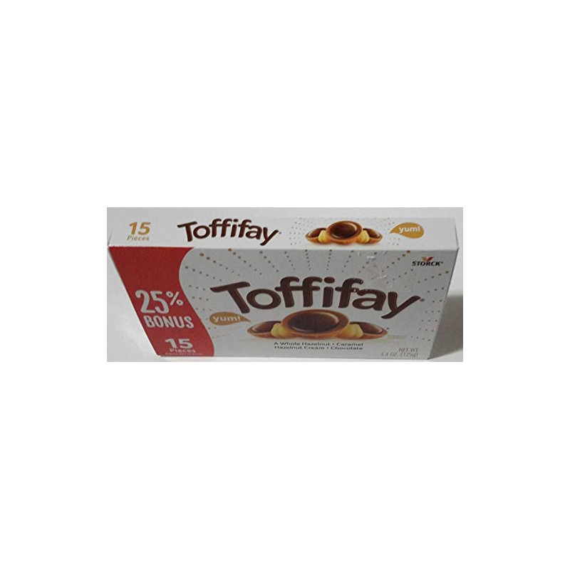 Storck Toffifay, A Whole Hazelnut, Caramel Hazelnut Cream, Chocolate Candy,