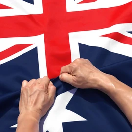Anley Rip-Proof Double Sided 3-Ply Australia Flag 3x5 Foot - Vivid Color, Canvas Header and Wrinkle Resistant - The Strongest, Longest Lasting Australian National Flags 3 X 5 Ft