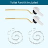 Hygie Rinse 2Pack Universal Side Mount Toilet Handle Replacement Kit