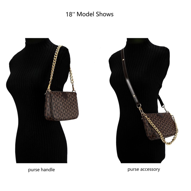 Xiazw Beautiful Bag Chain Purses Shoulder Strap Chain Shoulder Strap