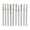 30 Holes Nail Drill Bits with Dustproof Organizer Stainless Steel