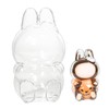 SHOFUL Clear Bag Keychain for Plush Doll, Hanging Display Case,
