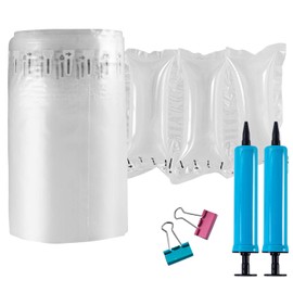 Air Pillows for Shipping with pump 400 Count Inflatable Packaging Air Bags, Alternative to Packing Peanuts, Packing Box filler Purse Stuffers for Shape 3.54" x 7.87"