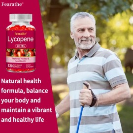 Cápsulas Blandas De Licopeno Fearathe De 40 Mg, 120 Cápsulas                                                                                          