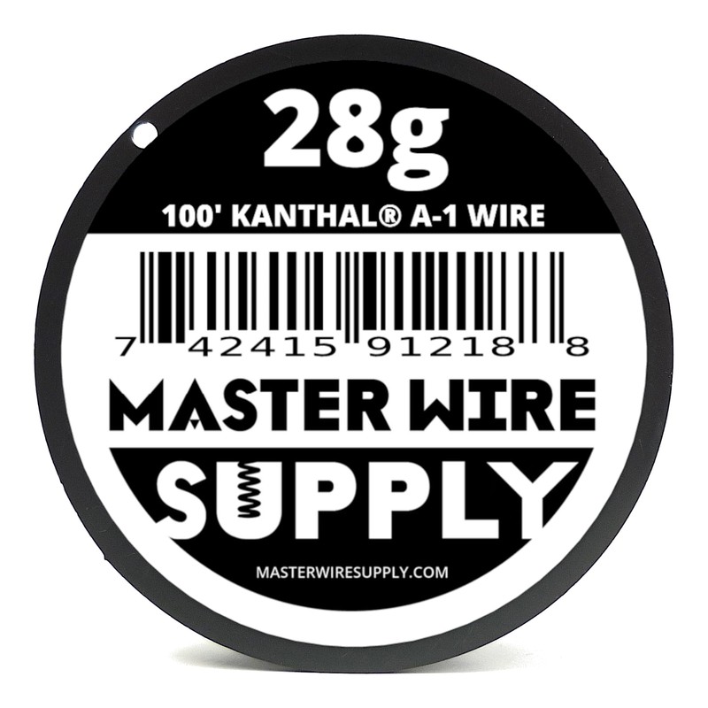Kanthal A1-100' - 28 Gauge Wire - 100ft - 0.32mm