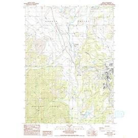 YellowMaps Weed CA topo map, 1:24000 Scale, 7.5 X 7.5 Minute, Historical, 1986, Updated 1986, 26.7 x 21.4 in - Tyvek