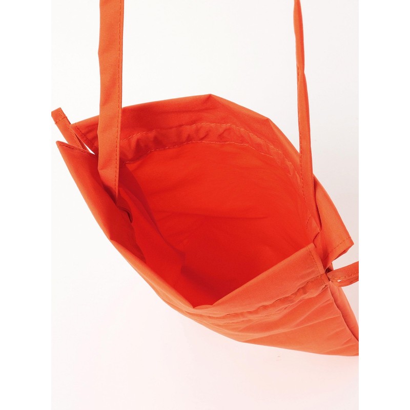 Beams Japan Campus Bag Logo Drawstring Shoulder Bag, orange