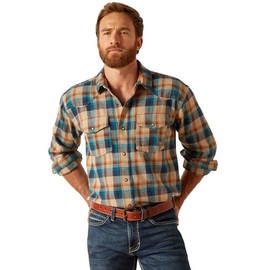 ARIAT Men's Henrik Retro Fit Shirt - Pure Cashmere, X-Large