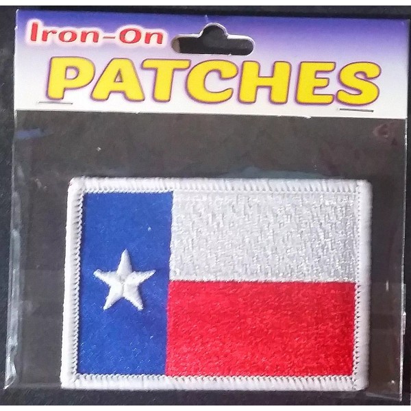 Unbranded Texas Iron On Patch 'Texas State Flag' - New