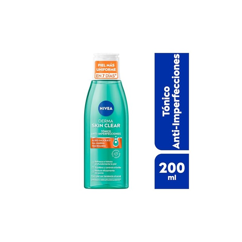 NIVEA Derma Skin Clear Tónico Anti-imperfecciones (200 ml)