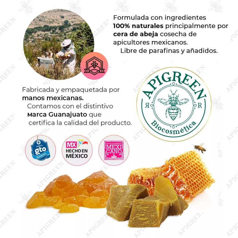 ApiGreen Cera Española Apigreen Fundidor Y Pastillas 400g