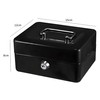 Retoo Lockable Cash Box 15 x 12 x 8 cm