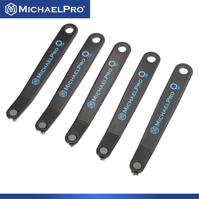MichaelPro 5-Piece Ultra Low Profile Offset Screwdriver Set, Slim Profile