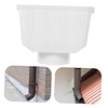 SHINEOFI Rain Downspout Connector PVC Gutter Adapter for Rainwater Drainage