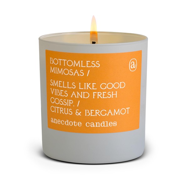 Anecdote Candles 'Bottomless Mimosas' Coconut Soy Wax Candle | Premium