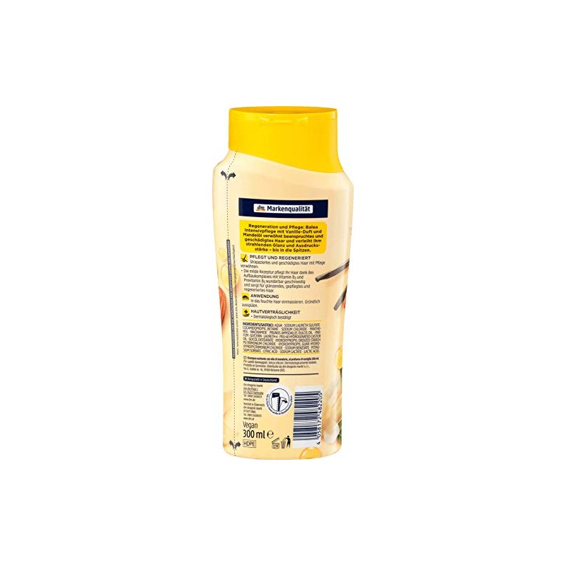 Balea Intensive Care Shampoo 1 x 300 ml