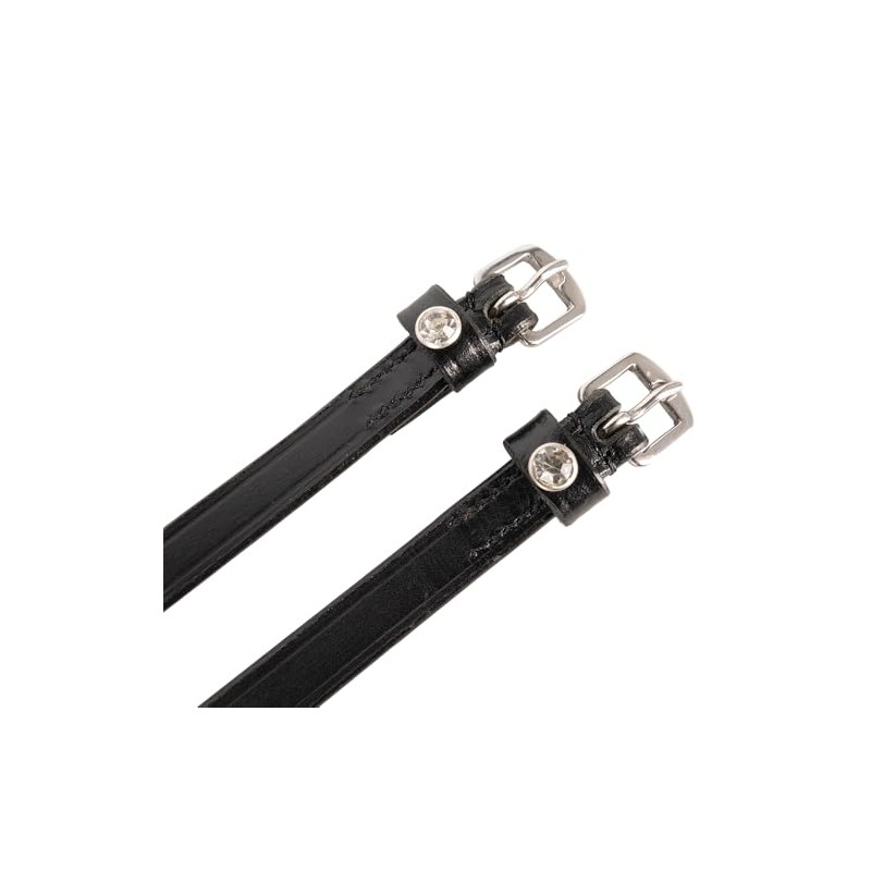 Hy Rhinestone Leather Spur Strap (One Size) (Brown)