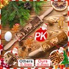 Christmas Rolling Pin Wooden Rolling Pin Rolling Pin Baking Accessories